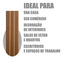 Ver imagem 3 de Painel Placa Ripado 44x11cm Colante Kit C/10 Painéis em Mdf:ripado Freijó (caramelo)