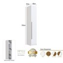 Ver imagem 7 de Guarda Roupa Modulado 100% MDF 3 Peças com Mesa de Cabeceira Esquerda 3 Portas e 2 Gavetas Integrato