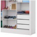 Ver imagem 5 de Guarda Roupa Dubai 3 Portas 3 Gavetas Carioca Móveis