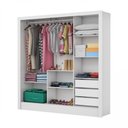 Ver imagem 3 de Guarda Roupa Dubai 3 Portas 3 Gavetas Carioca Móveis