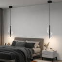 Ver imagem 6 de Luminária Pendente 5 Watts Led 3 Cores Acrílico Metal Lustre Teto Gimpo Kjdd-l-013:preto