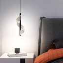 Ver imagem 7 de Luminária Pendente 5 Watts Led 3 Cores Acrílico Metal Lustre Teto Gimpo Kjdd-l-013:preto