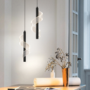 Ver imagem 5 de Luminária Pendente 5 Watts Led 3 Cores Acrílico Metal Lustre Teto Gimpo Kjdd-l-013:preto