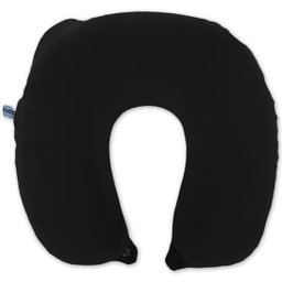 Kit 2 Travesseiro Pescoço Almofada Viagem Travel Plush Nap Preto - 5