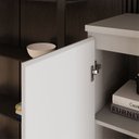 Ver imagem 6 de Armário Alto 160cm para Escritório 2 Portas com Chave Corporate F5 Cinza