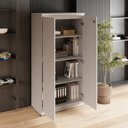 Ver imagem 5 de Armário Alto 160cm para Escritório 2 Portas com Chave Corporate F5