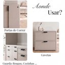 Ver imagem 5 de Kit 20 Puxador Port Gavet Móveis Cozinha Drop Alumínio 125mm - Preto