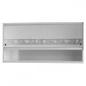 Armário Aéreo Cozinha em Aço 2 Portas Branco 800514 - Telasul - 2