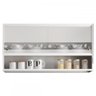 Armário Aéreo Cozinha em Aço 2 Portas Branco 800514 - Telasul - 3