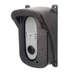 Protetor Interfone Antivandalismo Alumínio Preto Protection - 2 Protetor Interfone Antivandalismo Alumínio Preto Protection - 2