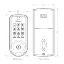 Ver imagem 7 de Fechadura Digital Smart Lock Sdd115 Sobrepor - Silvana Niquelado