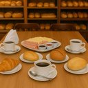 Ver imagem 2 de Kit 12 Xícaras de Chá Café com Pires Porcelana 185ml Tramontina Ingrid Padaria Hotel