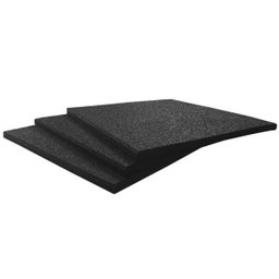 Piso Emborrachado 1x1m Para Academia E Crossfit Ahead Sports Preto - 2