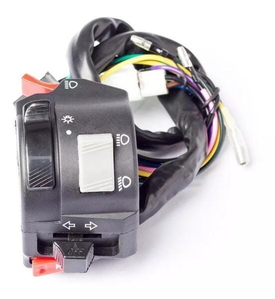 Interruptor Chave Luz Pisca Buzina Yamaha Ybr Factor Xtz 125 - 1