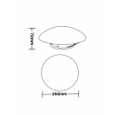 Ver imagem 2 de Plafon Solari Redondo Branco para 1 Lâmpada E27 Bivolt