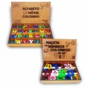 Ver imagem 1 de Alfabeto e Números Móvel Colorido Brinquedo Educativo Pedagógico Montessori