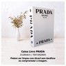 Caixa Livro Porta Objetos Prada Milano 21x28x5cm Texturizada - 4