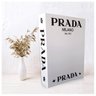 Caixa Livro Porta Objetos Prada Milano 21x28x5cm Texturizada - 2