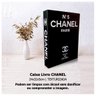 Caixa Livro Porta Objetos Decorativo Chanel 24x32x5cm Texturizada - 4