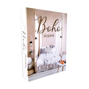 Caixa Livro Porta Objetos Decorativo Boho Rooms 21x28x5 Texturizada