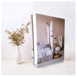 Caixa Livro Porta Objetos Decorativo Boho Rooms 21x28x5 Texturizada - 3