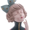 Ver imagem 2 de Escultura Decorativa de Resina Pensadora 23x9cm Wolff