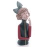 Escultura Decorativa de Resina Pensadora 23x9cm Wolff - 1