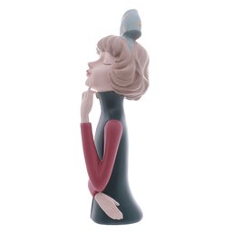 Escultura Decorativa de Resina Pensadora 23x9cm Wolff - 3