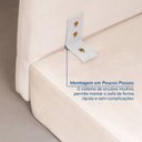 Ver mais imagens de Sofá Modular 2 Lugares com Chaise e Pé Madeira Sôma CabeCasa MadeiraOriginals