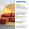 Sofá Modular 2 Lugares com Chaise e Pé Madeira Sôma CabeCasa MadeiraOriginals - 11