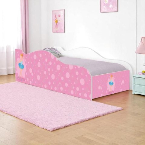 Cama Solteiro Glow Bailarina Solteiro com Colchão