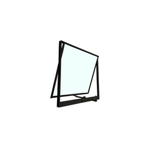 Vitro Projetante de Alumínio Preto 40x60