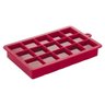 Forma De Silicone Vermelha Para Gelo Euro - 2