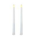 Ver imagem 1 de Kit com 2 Vela de Led Chama Viva Fina Cumprida 27cm Altura
