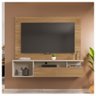 Painel para TV até 55 Polegadas Black 1 Porta Buriti Off White - 2