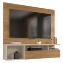 Ver imagem 1 de Painel para TV até 55 Polegadas Black 1 Porta Buriti Off White