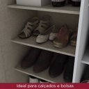 Ver mais imagens de Sapateira Magia 1 Porta com Espelho Branco Flex - Panorama Móveis