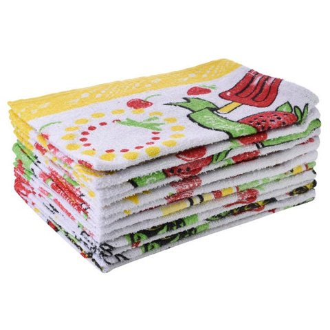 Kit 12 Panos De Copa Felpudo Perfeito Estilo Estampa Sortida