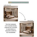 Ver imagem 6 de Guarda Roupa Modulado Safira 11 Portas de Bater 8 Gavetas MDF Cumaru-Fendi