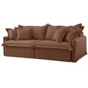 Ver imagem 6 de Sofá Cama Leona Retrátil e Reclinável 230 Cm Braço 15 Cm Meu Sofá Online