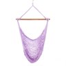 Rede Cadeira Suspensa Teto Corda Algodão Lilás - 1