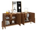Ver imagem 3 de Buffet Aparador 190cm 4 Portas com Adega Lizz - 6 Cores:cedro