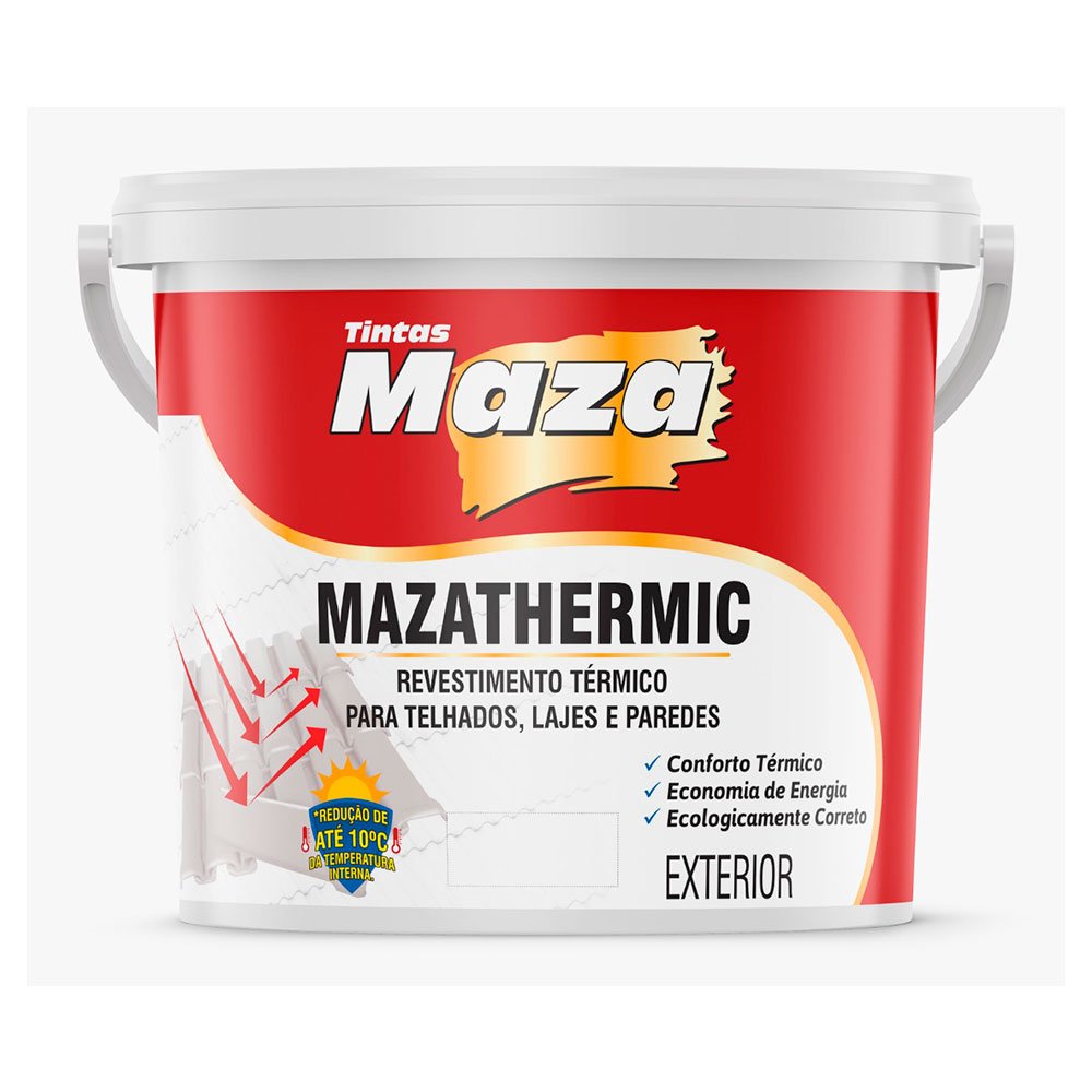 Tinta Isolante Redução Térmica e Acústica Mazathermic 18 Kg - 2