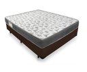 Ver imagem 1 de Cama Box Casal 138 Tecido Sintético Marrom com Colchão De Espuma - D33 Ortobom ISO 100
