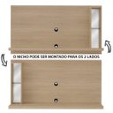 Ver imagem 4 de Painel Artely Alaska com Prateleira em Tamburato 5cm Liberatti