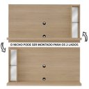 Ver imagem 4 de Painel Artely Alaska com Prateleira em Tamburato 5cm Liberatti
