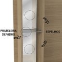 Ver imagem 3 de Painel Artely Alaska com Prateleira em Tamburato 5cm Liberatti