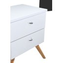 Ver imagem 4 de Mesa De Cabeceira França 2 Gavetas Corrediças Telescópicas