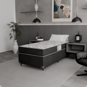 Ver imagem 6 de Cama Box Solteiro + Colchão D33 One Face - 56x88x188cm - e-Shop Casa - Couro