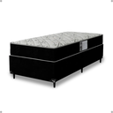 Ver imagem 1 de Cama Box Solteiro + Colchão D33 One Face - 56x88x188cm - e-Shop Casa - Couro